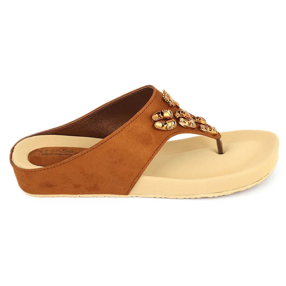 Women's Softy Slipper ( H-551 ) - Mustard, Women, Slippers, Chase Value, Chase Value