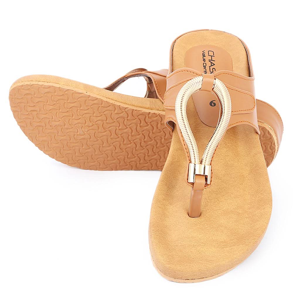 Women's Softy Slipper ( H6 ) - Mustard, Women, Slippers, Chase Value, Chase Value