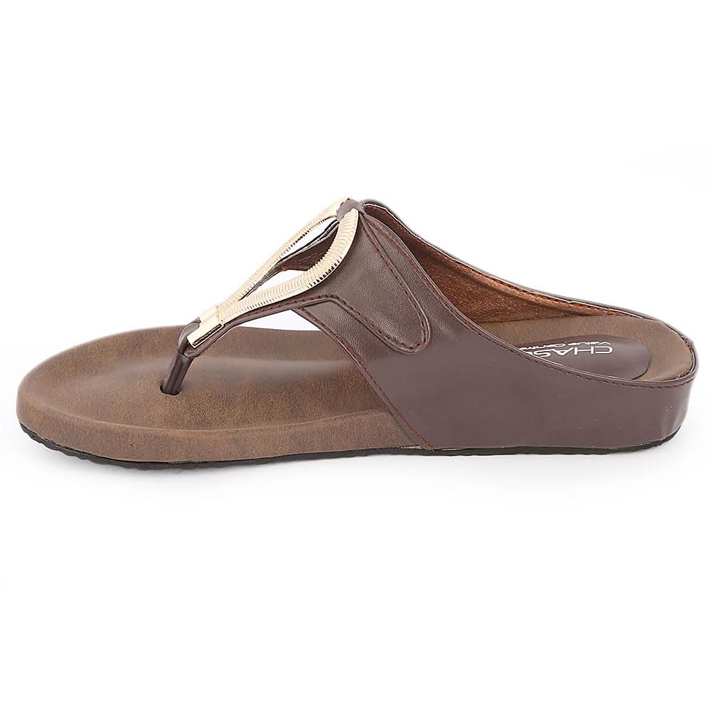 Women's Softy Slipper ( H6 ) - Brown, Women, Slippers, Chase Value, Chase Value