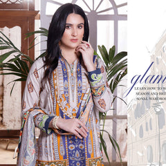 Halime Sultan Digital Printed Lawn 2Pcs Unstitched Suit - V1 - 6, Women, 2Pcs Shalwar Suit, Halima Sultan, Chase Value