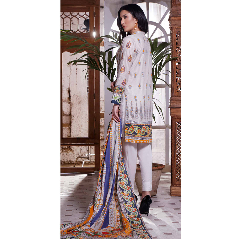 Halime Sultan Digital Printed Lawn 2Pcs Unstitched Suit - V1 - 6, Women, 2Pcs Shalwar Suit, Halima Sultan, Chase Value