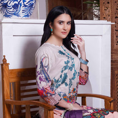 Halime Sultan Digital Printed Lawn 2Pcs Unstitched Suit - V1 - 8, Women, 2Pcs Shalwar Suit, Halima Sultan, Chase Value