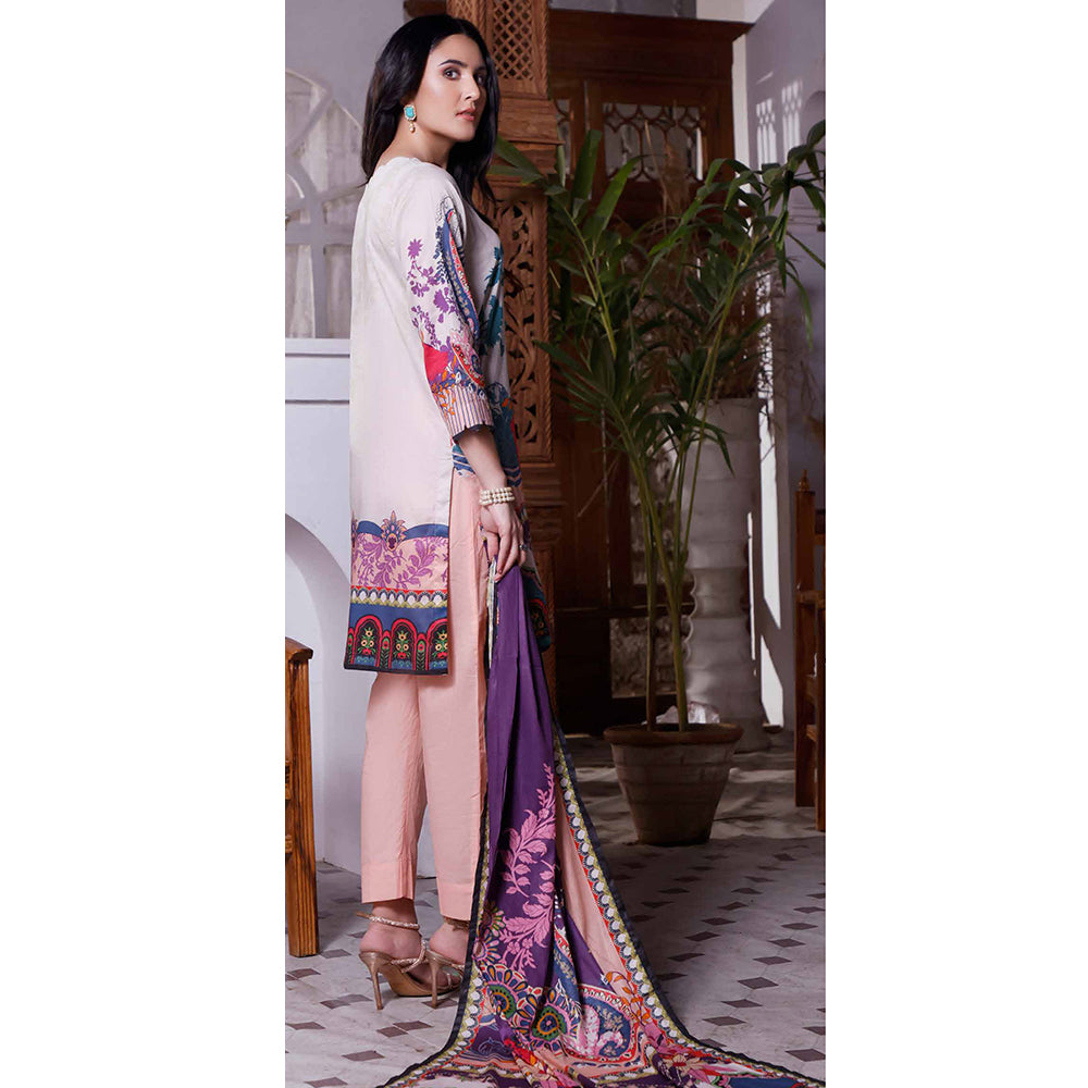 Halime Sultan Digital Printed Lawn 2Pcs Unstitched Suit - V1 - 8, Women, 2Pcs Shalwar Suit, Halima Sultan, Chase Value