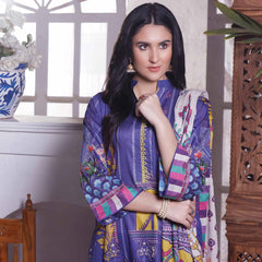 Halime Sultan Digital Printed Lawn 2Pcs Unstitched Suit - V1 - 9, Women, 2Pcs Shalwar Suit, Halima Sultan, Chase Value