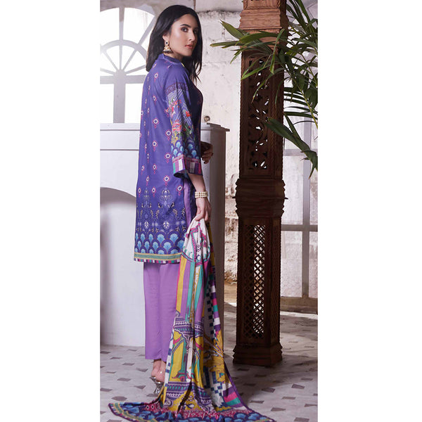 Halime Sultan Digital Printed Lawn 2Pcs Unstitched Suit - V1 - 9, Women, 2Pcs Shalwar Suit, Halima Sultan, Chase Value