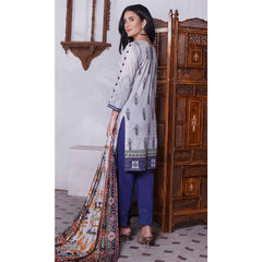 Halime Sultan Digital Printed Lawn 2Pcs Unstitched Suit - V1 - 10, Women, 2Pcs Shalwar Suit, Halima Sultan, Chase Value