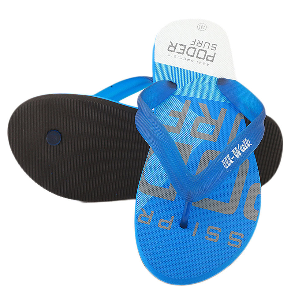 Men's Slippers  - Blue, Men, Slippers, Chase Value, Chase Value