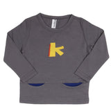 Boys Full Sleeves T-Shirt - Grey, Kids, Boys T-Shirts, Chase Value, Chase Value
