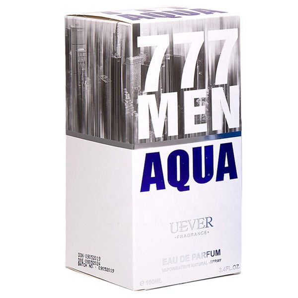 Uever 777 Men Aqua EDP 100ml, Beauty & Personal Care, Men's Perfumes, Chase Value, Chase Value