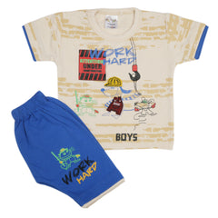Newborn Boys Half sleeves Suit - Blue, Kids, Newborn Boys Sets And Suits, Chase Value, Chase Value
