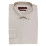Mens Formal Shirt Plain - Cream, Men, Shirts, Chase Value, Chase Value