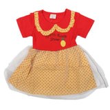 Newborn Girls Frock - Red, Kids, NB Girls Frocks, Chase Value, Chase Value