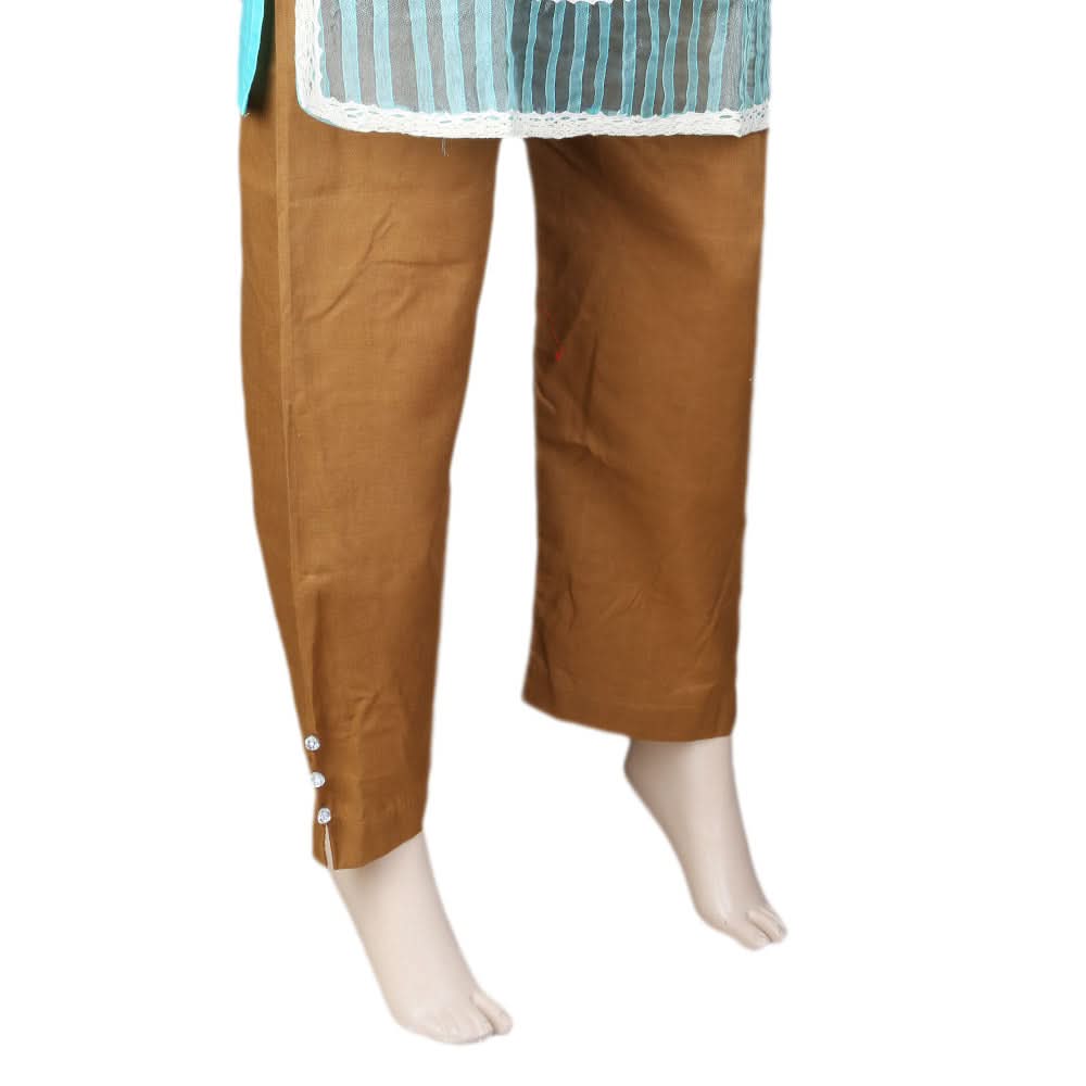 Women's Basic Trouser -  Brown, Women, Pants & Tights, Chase Value, Chase Value