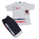 Boys Short Suit - Grey, Kids, Boys Sets And Suits, Chase Value, Chase Value