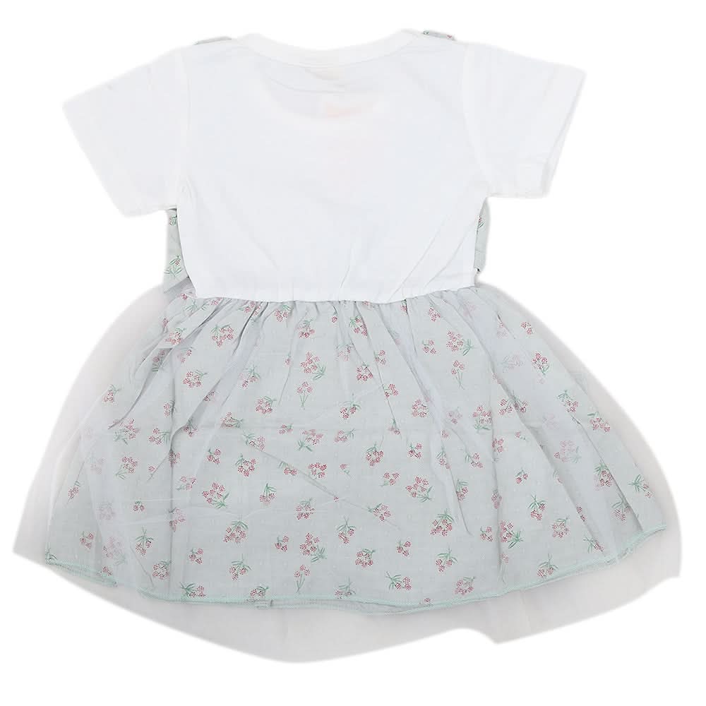 Newborn Girls Frock - Light Green, Kids, NB Girls Frocks, Chase Value, Chase Value