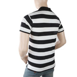 Men's Yarn Dyed Half Sleeves Polo T-Shirt - Black, Men, T-Shirts And Polos, Chase Value, Chase Value