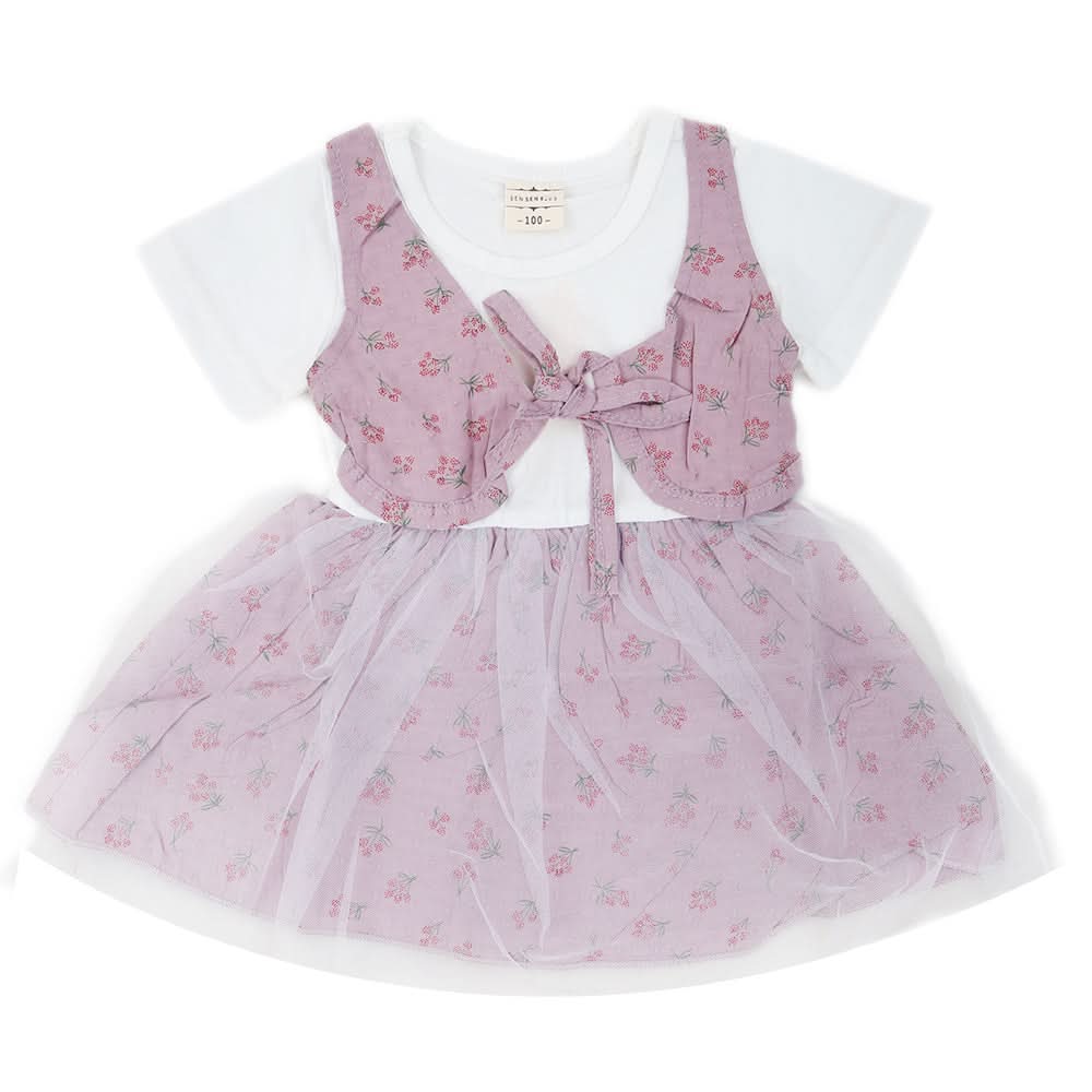Newborn Girls Frock - Light Purple, Kids, NB Girls Frocks, Chase Value, Chase Value