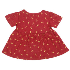 Girls Frock - Maroon, Girls Frocks, Chase Value, Chase Value