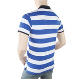Men's Yarn Dyed Half Sleeves Polo T-Shirt - Royal Blue, Men, T-Shirts And Polos, Chase Value, Chase Value