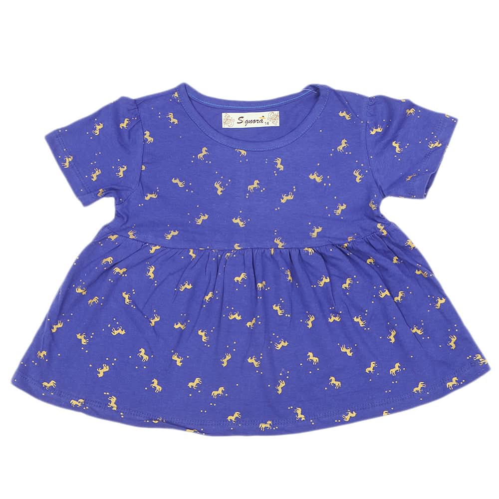 Girls Frock - Blue, Girls Frocks, Chase Value, Chase Value