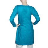 Women's Kurti Plain - Sea Green, Women, Ready Kurtis, Chase Value, Chase Value