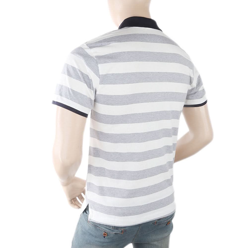 Men's Yarn Dyed Half Sleeves Polo T-Shirt - Grey, Men, T-Shirts And Polos, Chase Value, Chase Value