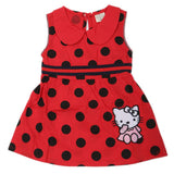 Newborn Girls Frock - Red, Kids, NB Girls Frocks, Chase Value, Chase Value