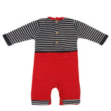 Newborn Boys Romper Full Sleeves  CVC 861 S - Red, Kids, NB Boys Rompers, Chase Value, Chase Value