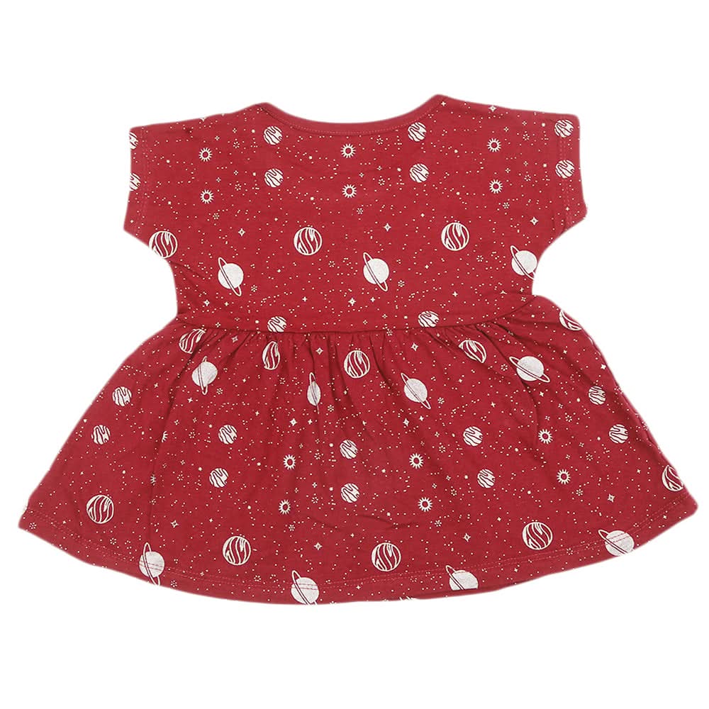 Girls Frock - Maroon, Girls Frocks, Chase Value, Chase Value