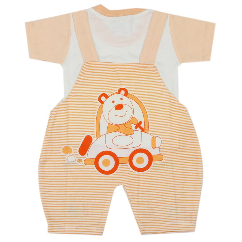 Newborn Boys Romper - Peach, Newborn Boys Rompers, Chase Value, Chase Value