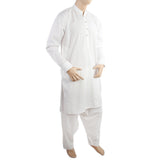 Men's Eminent Trim Fit Shalwar Suit - White, Men's Shalwar Kameez, Eminent, Chase Value