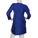 Women's Embroidered Kurti - Royal Blue, Women, Ready Kurtis, Chase Value, Chase Value
