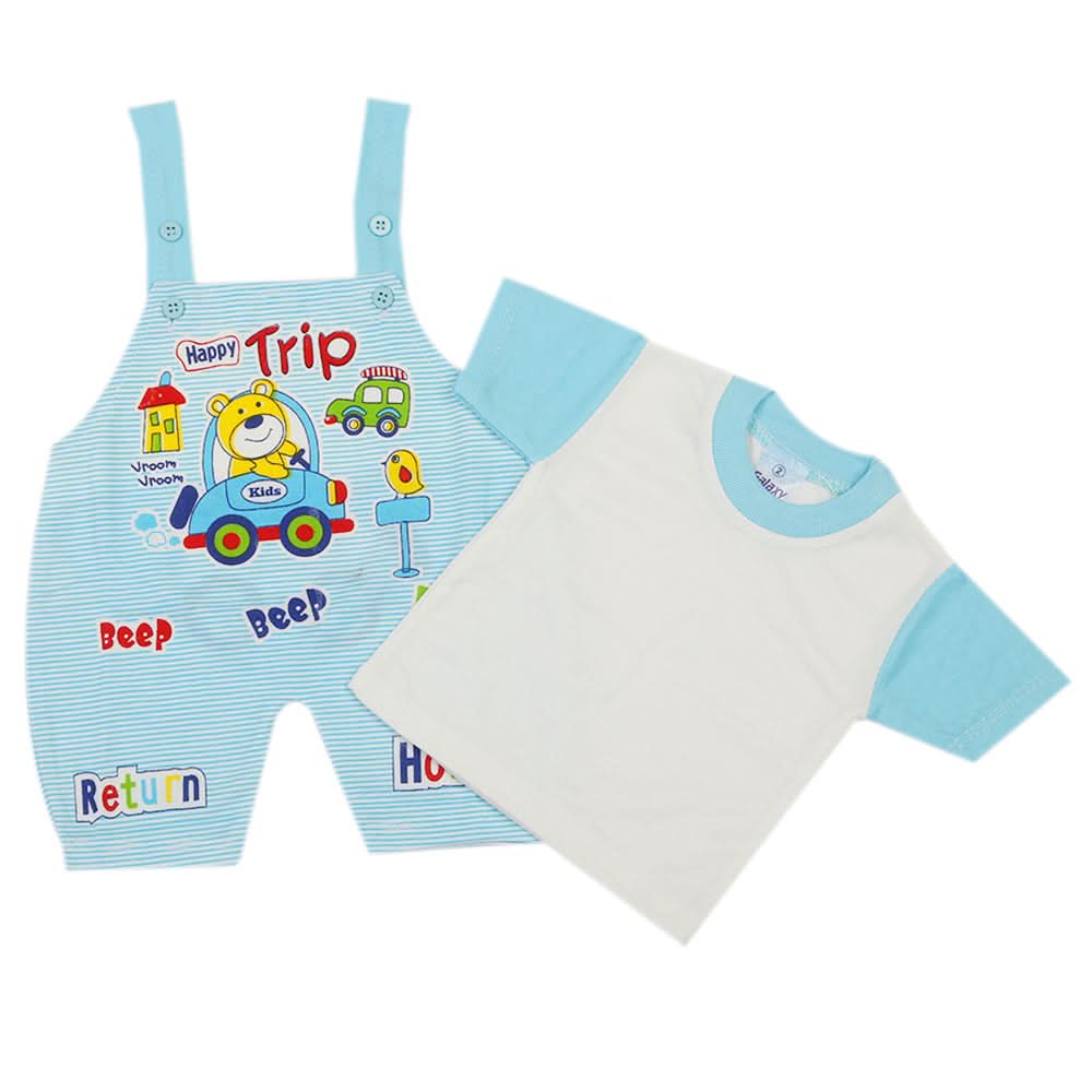 Newborn Boys Romper - Blue, Newborn Boys Rompers, Chase Value, Chase Value