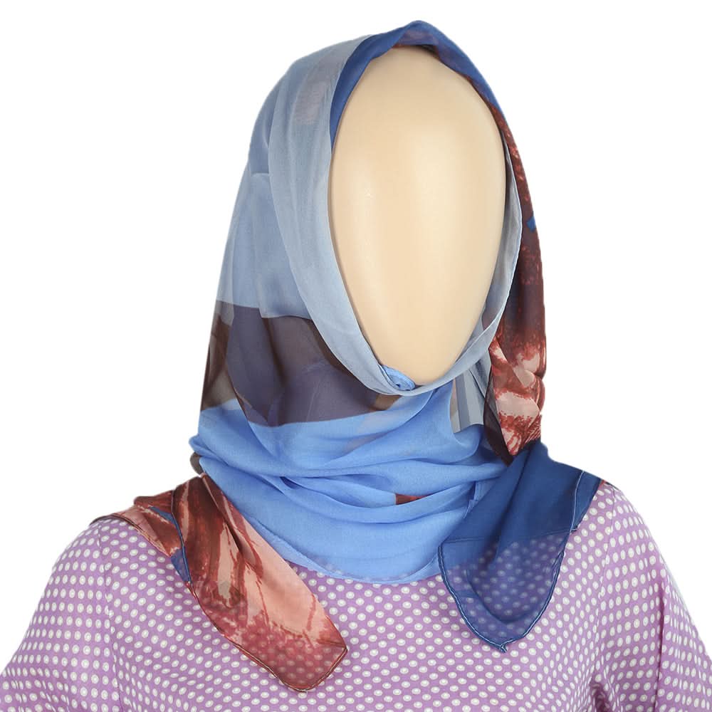 Women's Printed Chiffon Scarf - 5 Color, Women, Shawls And Scarves, Chase Value, Chase Value