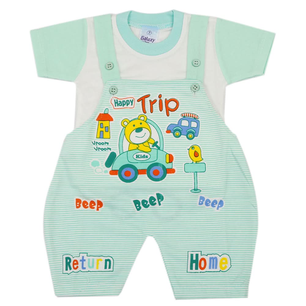 Newborn Boys Romper - Cyan, Newborn Boys Rompers, Chase Value, Chase Value