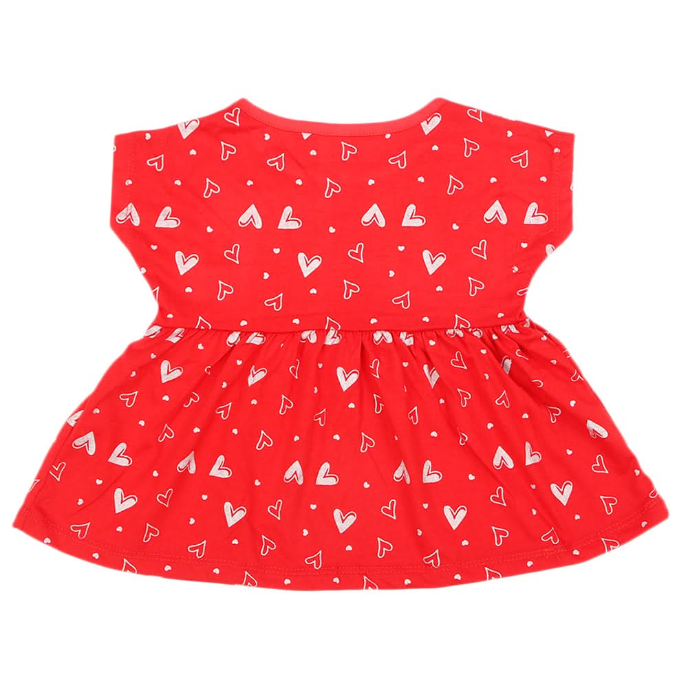 Girls Frock - Red, Girls Frocks, Chase Value, Chase Value