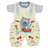 Newborn Boys Romper - Steel Blue, Newborn Boys Rompers, Chase Value, Chase Value