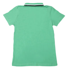 Boys Half Sleeves Polo T-Shirt - Sea Green, Boys T-Shirts, Chase Value, Chase Value