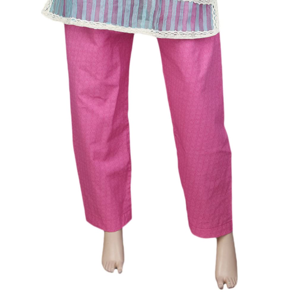 Women's Printed Trouser - Pink, Women, Pants & Tights, Chase Value, Chase Value