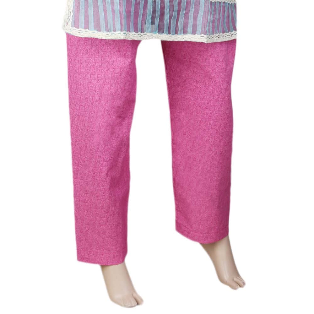 Women's Printed Trouser - Pink, Women, Pants & Tights, Chase Value, Chase Value