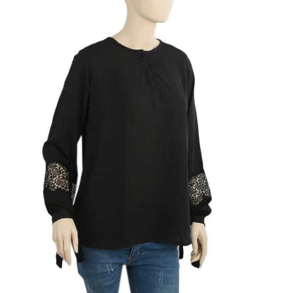 Women's Western Top-04 - Black, Women T-Shirts & Tops, Chase Value, Chase Value