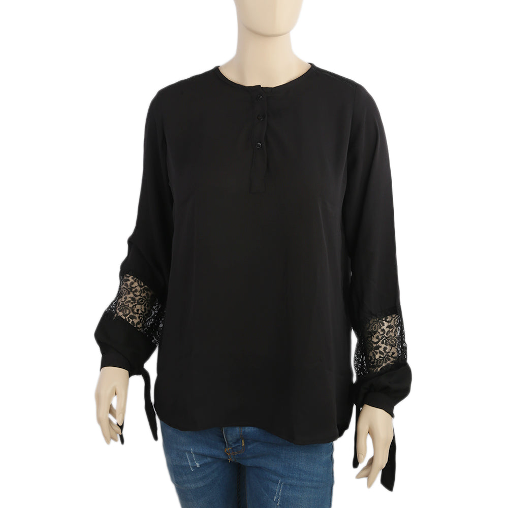 Women's Western Top-04 - Black, Women T-Shirts & Tops, Chase Value, Chase Value