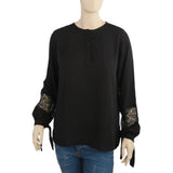 Women's Western Top-04 - Black, Women T-Shirts & Tops, Chase Value, Chase Value
