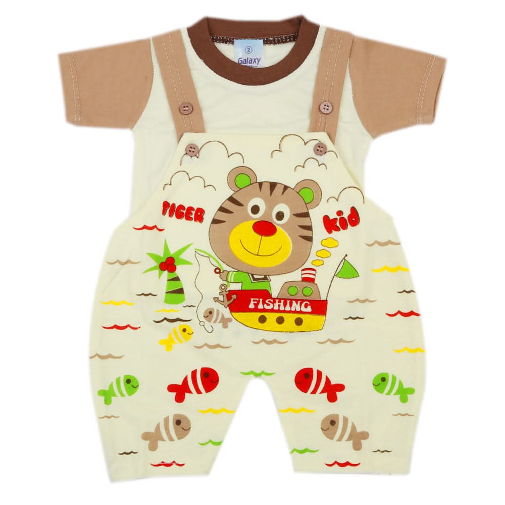 Newborn Boys Romper - Dark Brown, Newborn Boys Rompers, Chase Value, Chase Value