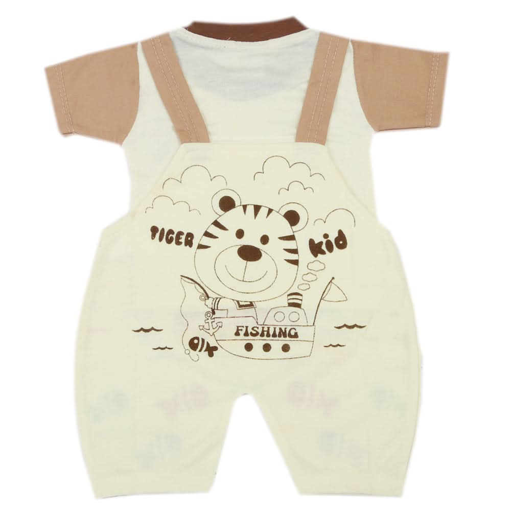 Newborn Boys Romper - Dark Brown, Newborn Boys Rompers, Chase Value, Chase Value