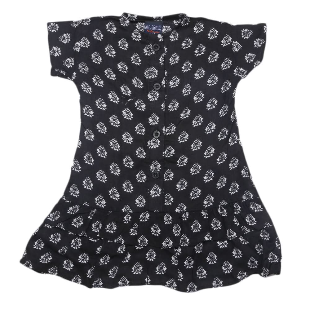 Girls Half Sleeves Woven Top - Multi, Kids, Tops, Chase Value, Chase Value