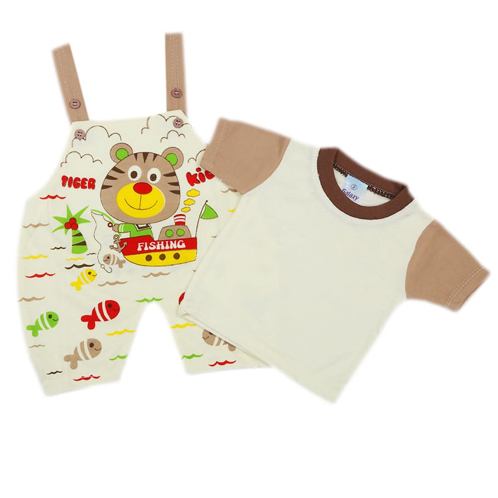 Newborn Boys Romper - Dark Brown, Newborn Boys Rompers, Chase Value, Chase Value