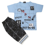 Boys Short Suit - Blue, Kids, Boys Sets And Suits, Chase Value, Chase Value