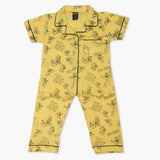 Boy's Half Sleeves Night Suit - Yellow, Boys Sets & Suits, Chase Value, Chase Value