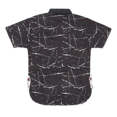 Boys Half Sleeves Casual Shirt - Black, Kids, Boys Shirts, Chase Value, Chase Value